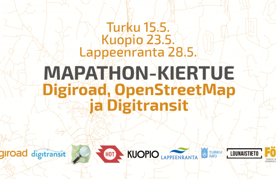 Tervetuloa mapathon-kartoitustapahtumaan!