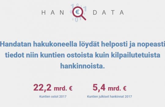 Avoin ostolaskudata lisää kuntatalouden läpinäkyvyyttä