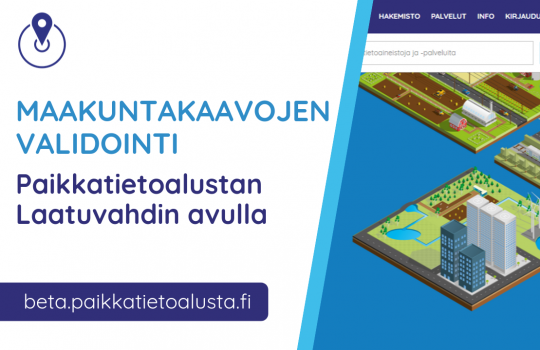 Laatuvahti-palvelu vahvistaa maakuntakaavojen yhdenmukaisuutta ja laatua