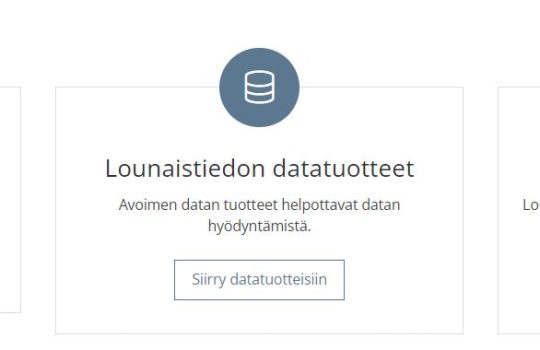 Lounaistiedon avoimen datan palvelut uudistuvat