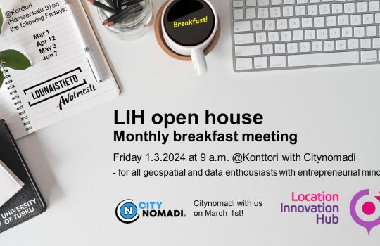 LIH open house aamukahvit jatkuvat maaliskuussa